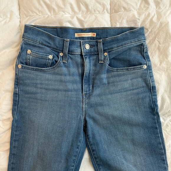 Levi’s 724 high rise straight jeans size 28 - Picture 3 of 4